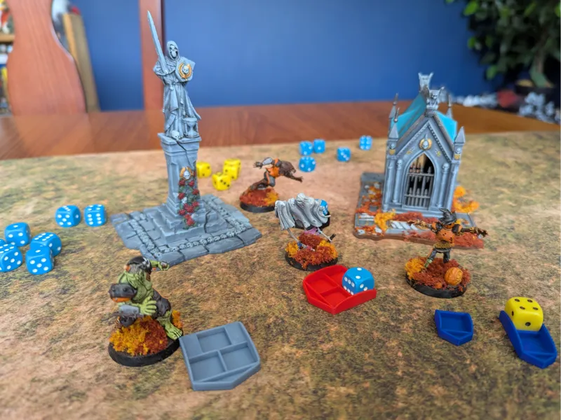 Wargaming Dice Holder (12mm), perfect for wargames