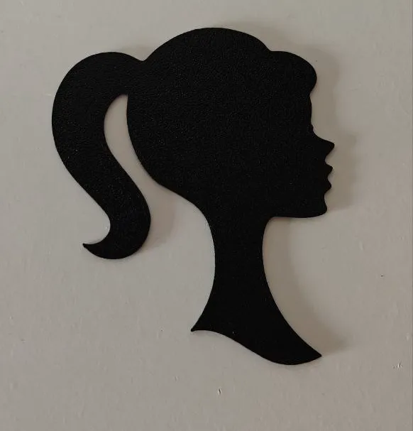 Wall art silutte woman