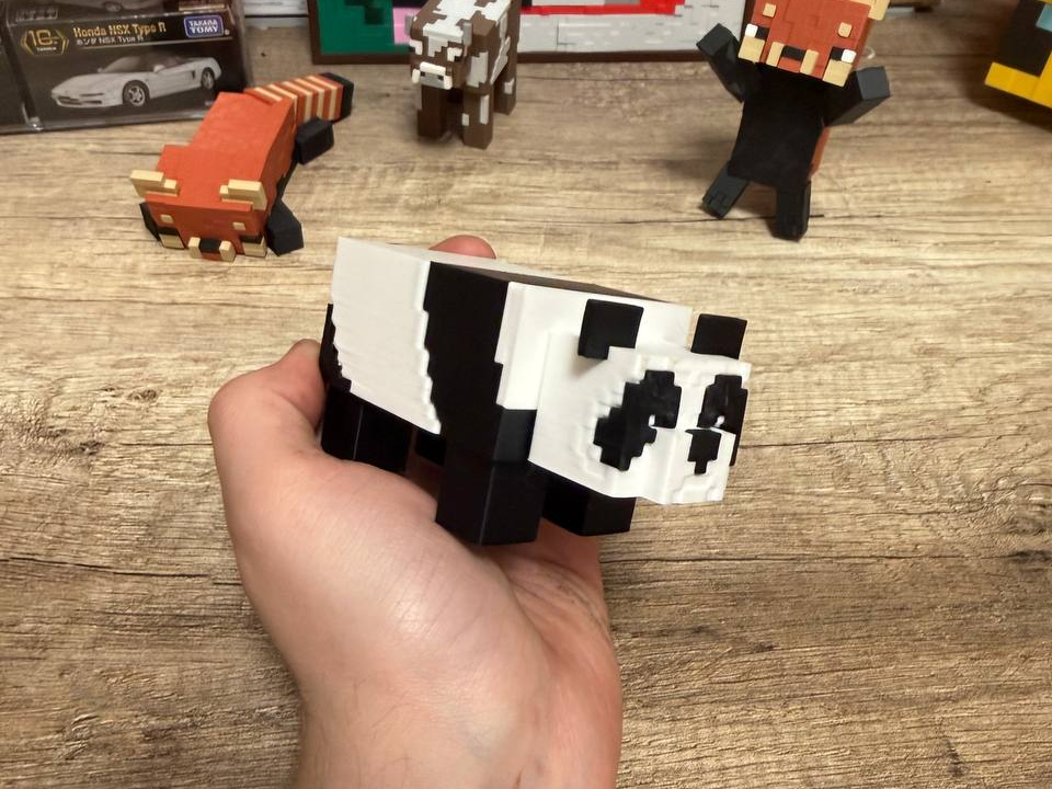 Minecraft inspired: Panda NOAMS & AMS Versions