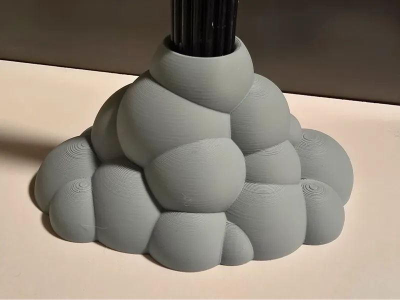 Bubble led light candle holder (small size)