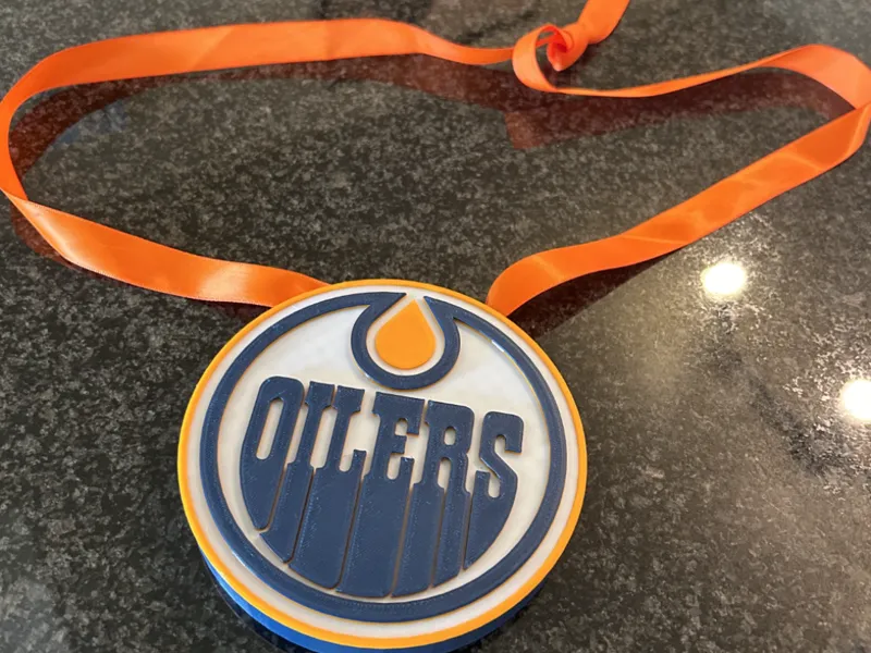 Oilers Medallion - No AMS needed multicolour