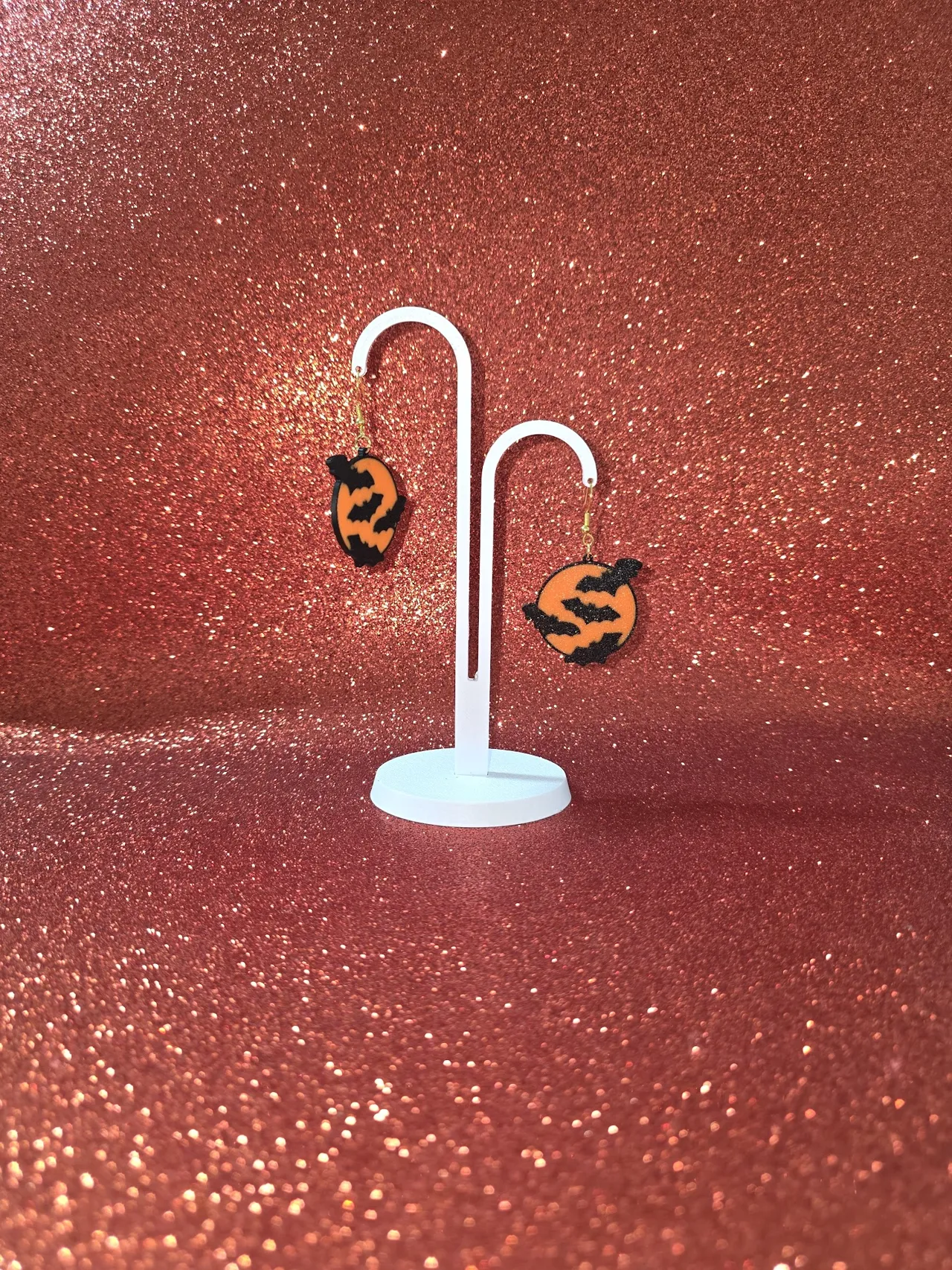Bats in the night earrings view 3