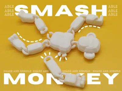Smashable Break-Apart Monkey Toy [2 Versions]