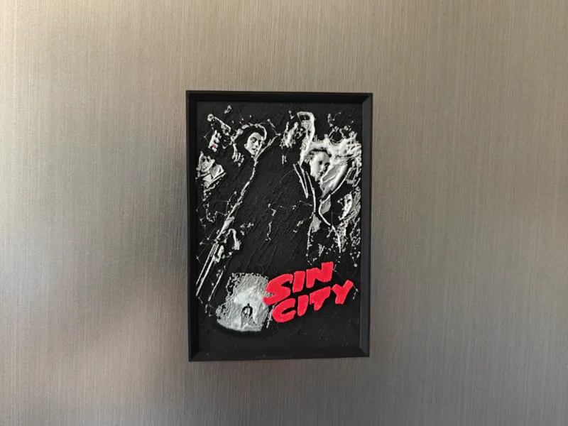 Sin City movie poster fridge magnet