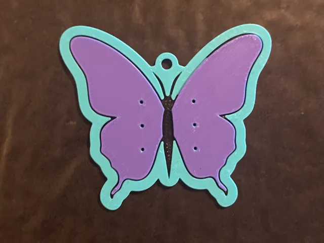 Butterfly earring card