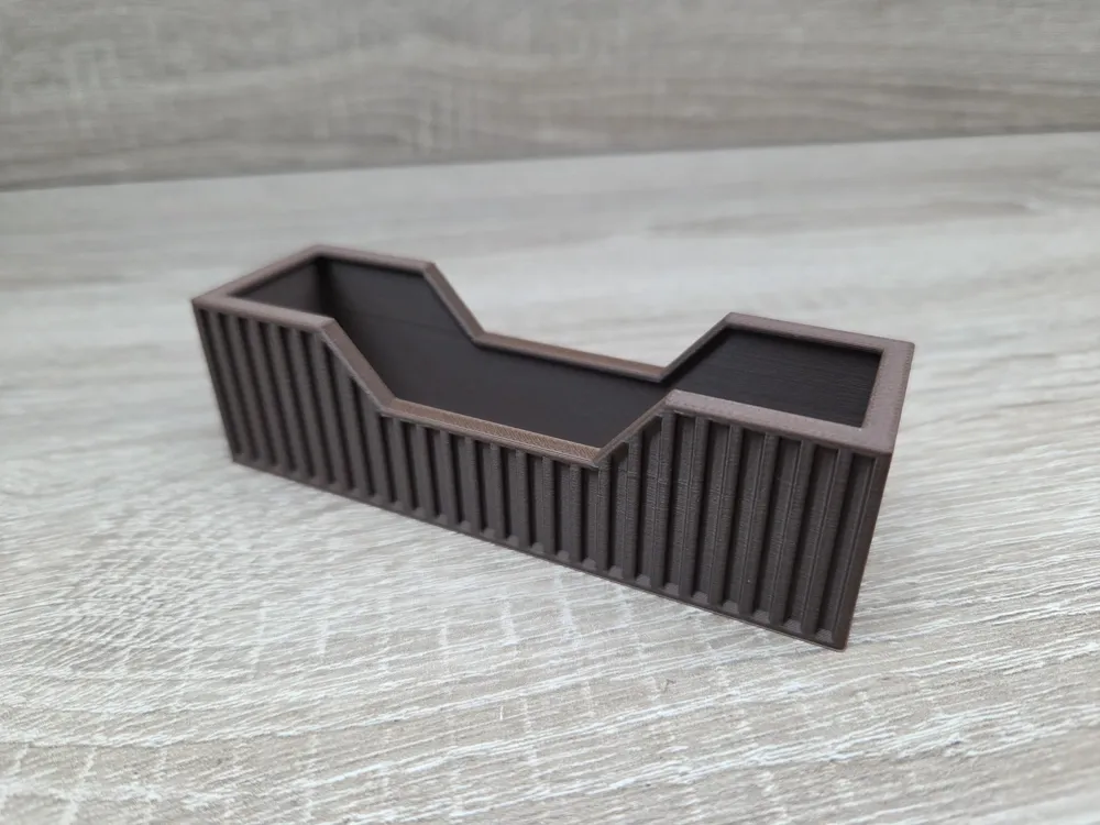 Ribbed Business Card Holder - Decor - Free 3D Print Model - MakerWorld