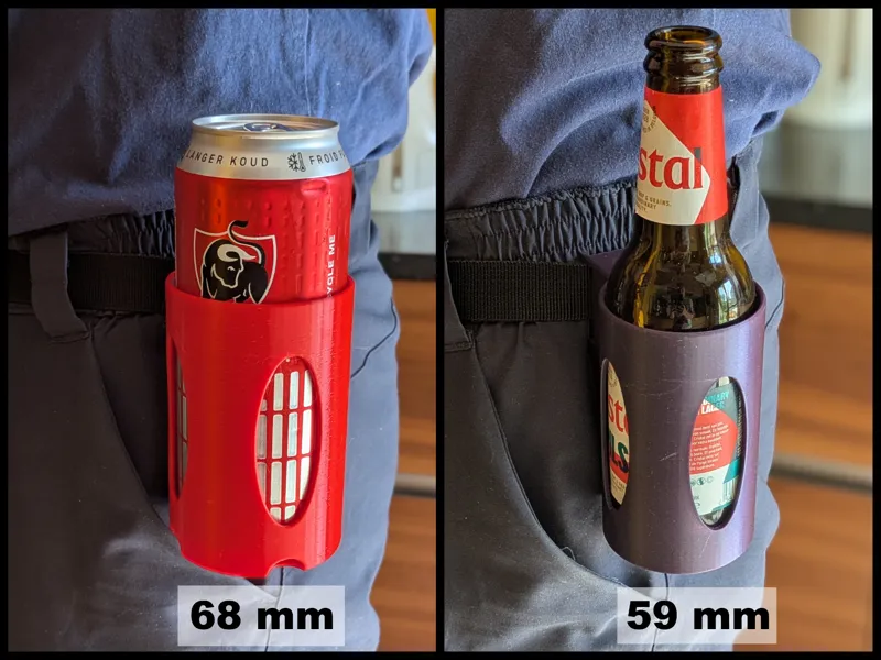 Belt Bottle Holder for Beer & Soda & Bottles