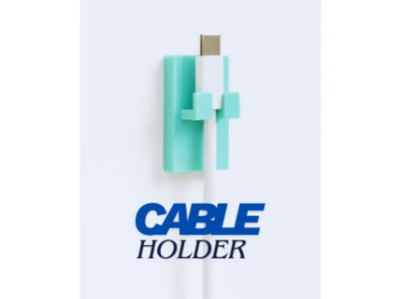 Wall USBC cable holder