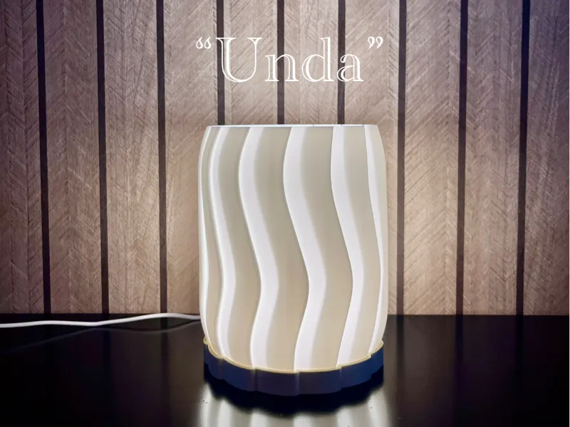 Unda – Flowing Wave Lamp for Bambu LED Kit