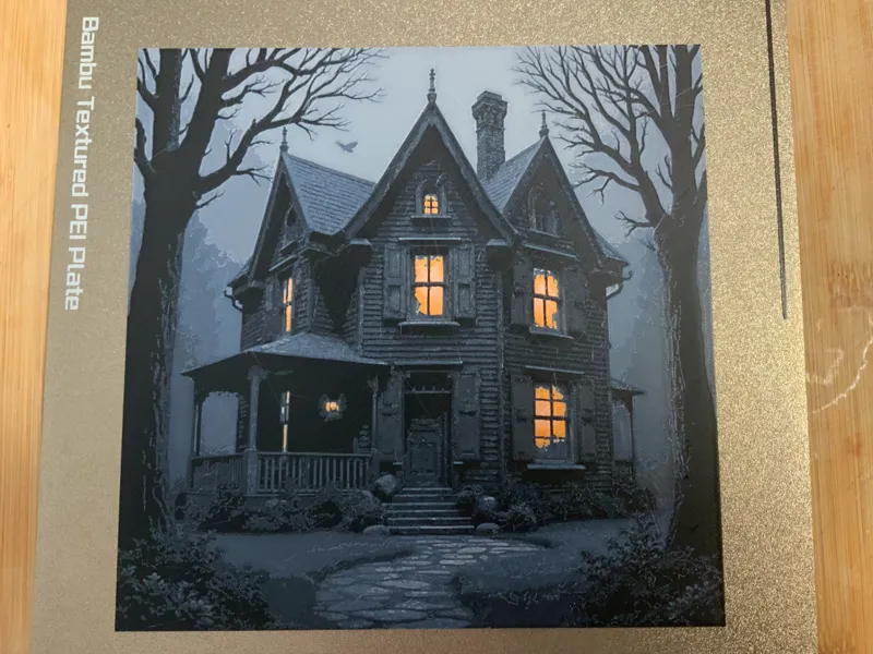 Old House in Fog - Hueforge