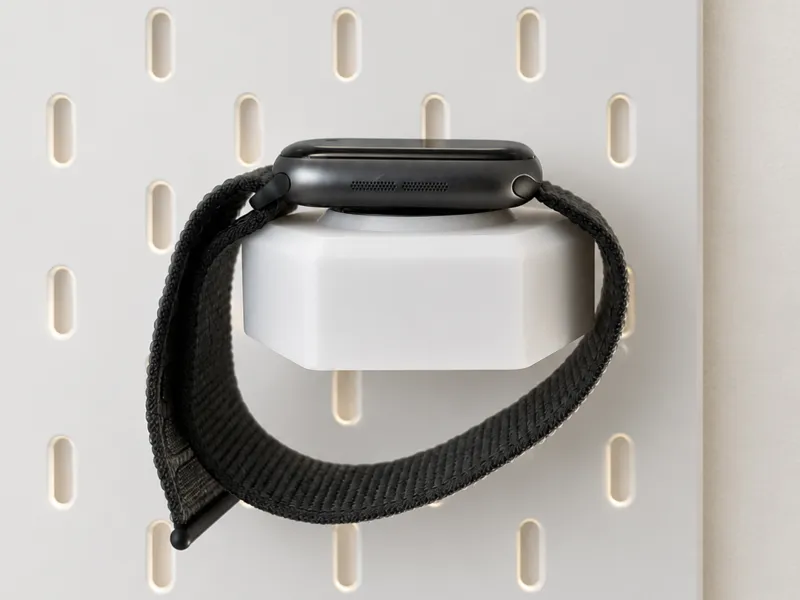 Ikea Skadis Apple Watch Ladegerät Halterung