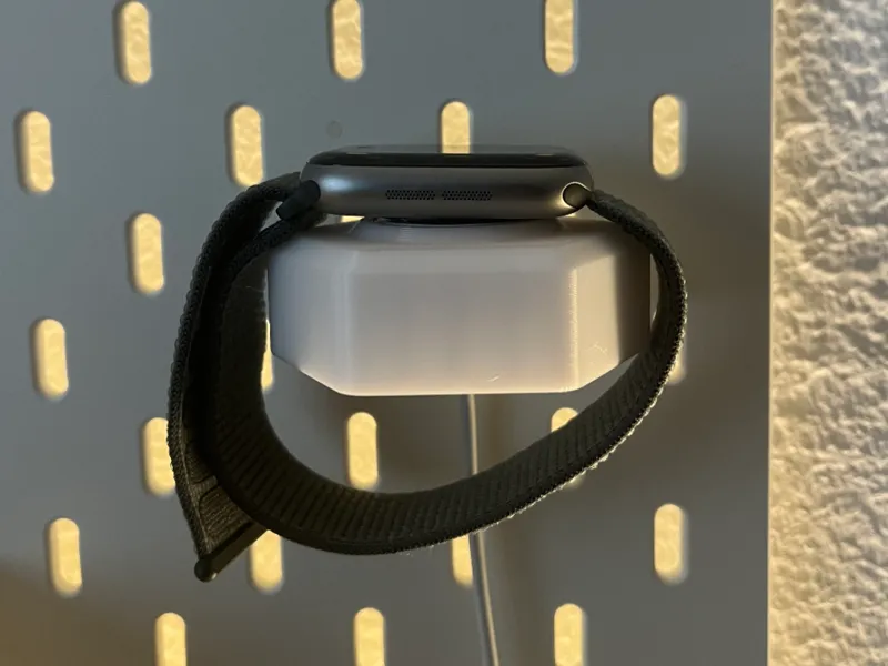 Ikea Skadis Apple Watch Ladegerät Halterung