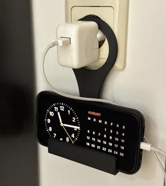 Phone charging hanger