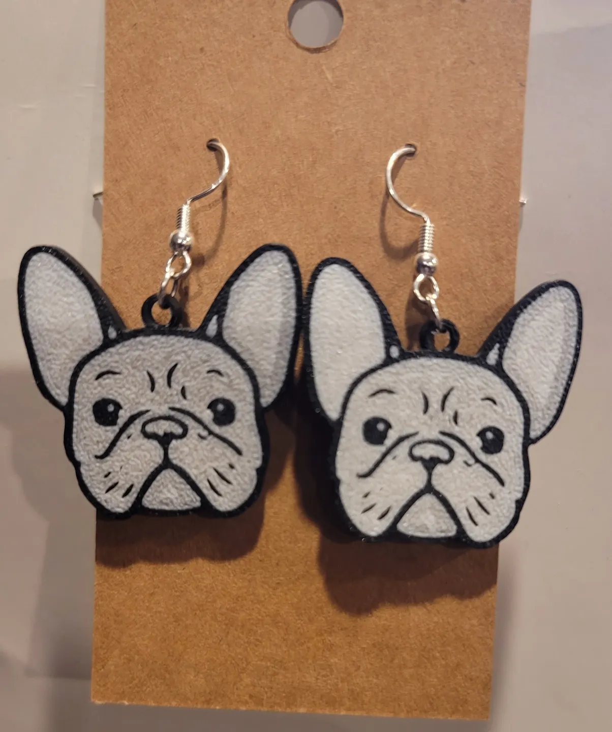 French Bulldog Earrings view 2