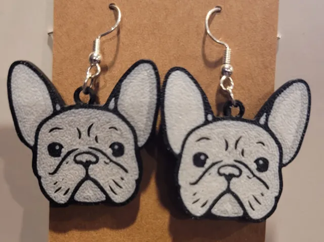 French Bulldog Earrings