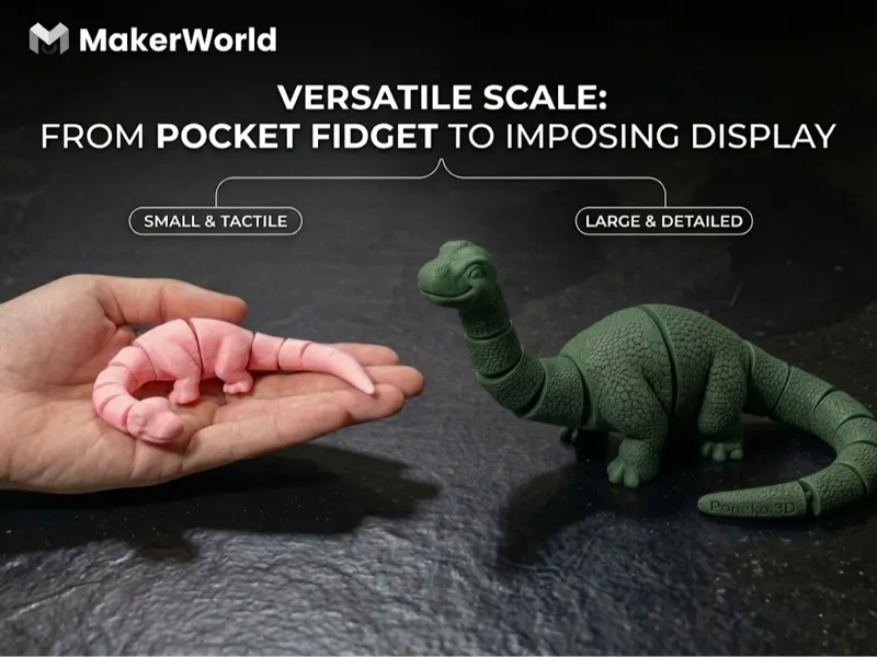 Flexi Bronto -  Articulated Dinosaur Toy