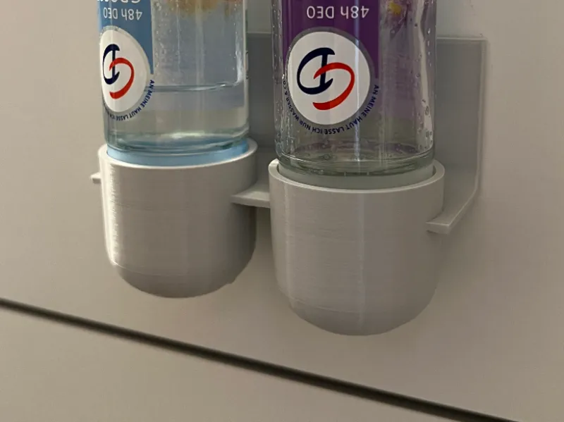 Roll-on deodorant holder - double