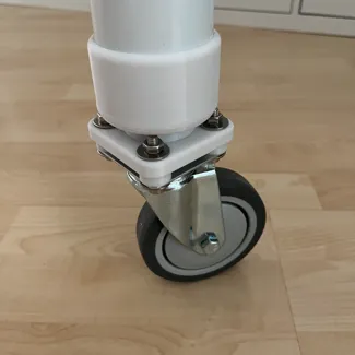 Furniture Roll to Round Table Leg Adapter