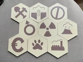 Terraforming Mars Tiles (COASTER)