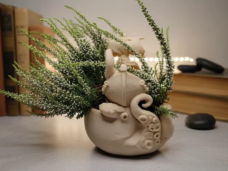 Kraken vs. Shipwreck Planter - A Nautical 3D Print