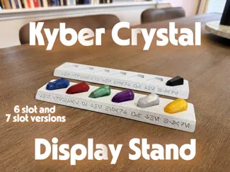Kyber Crystal Display Stand – 6 & 7 Slot