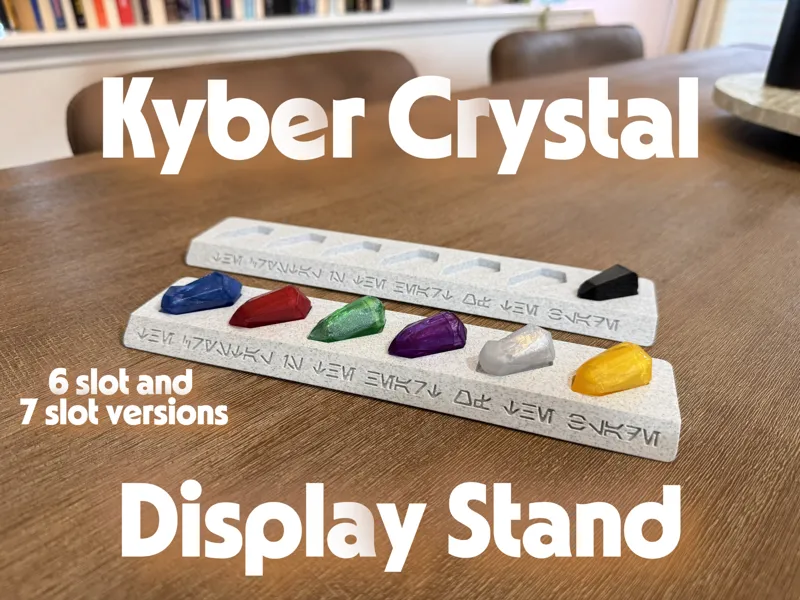 Kyber Crystal Display Stand – 6 & 7 Slot