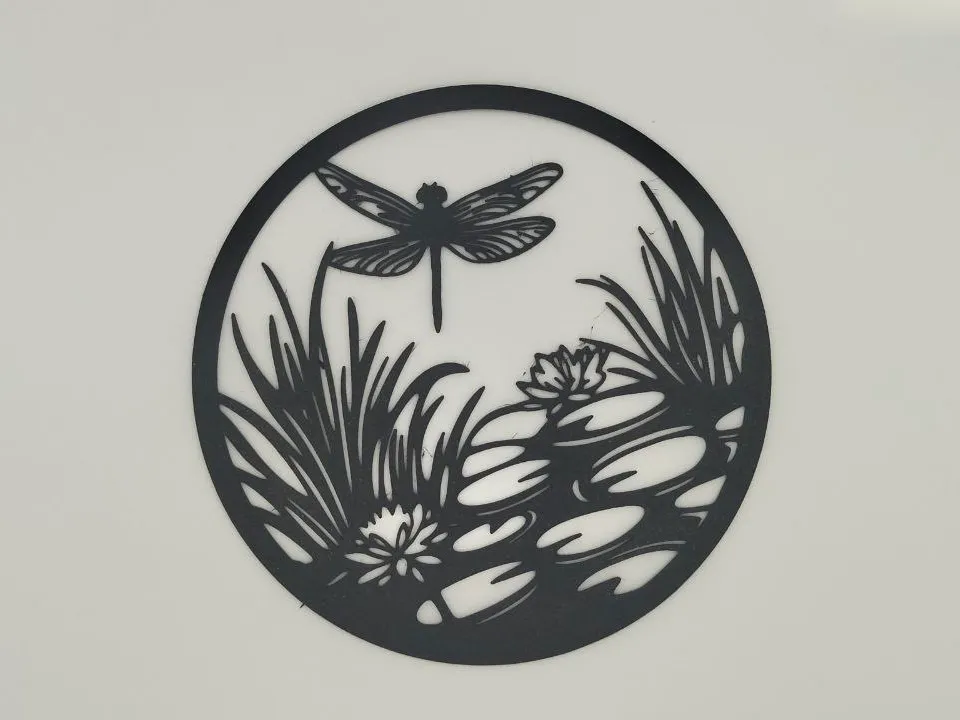 Silhouette de libellule
