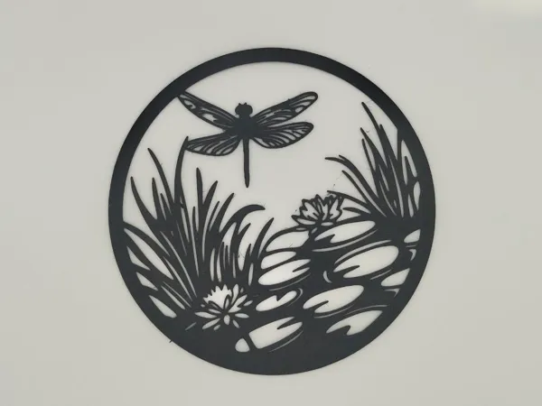 Silhouette de libellule