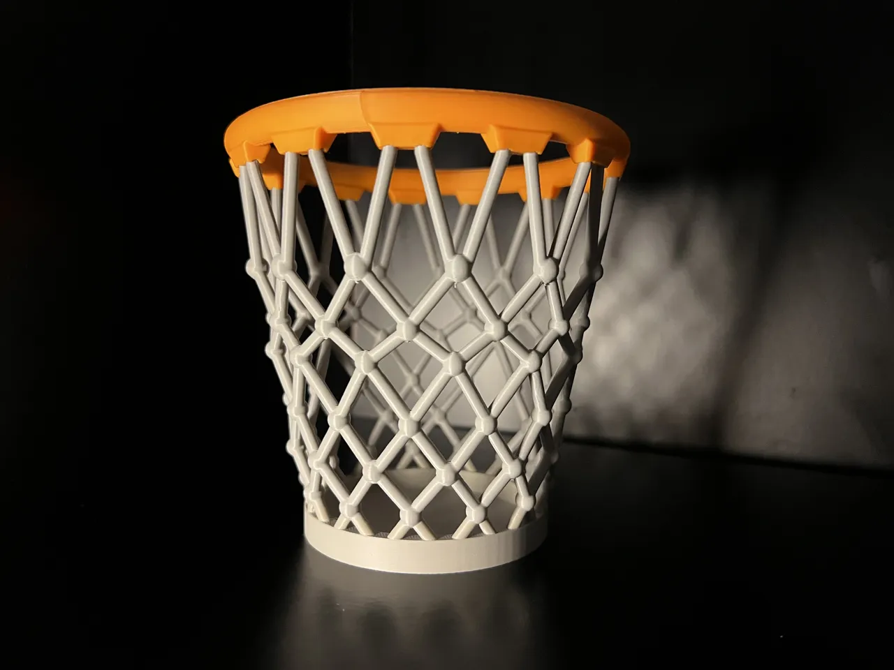 Universal Basketball Trash Can -Desk & Floor Size view 2