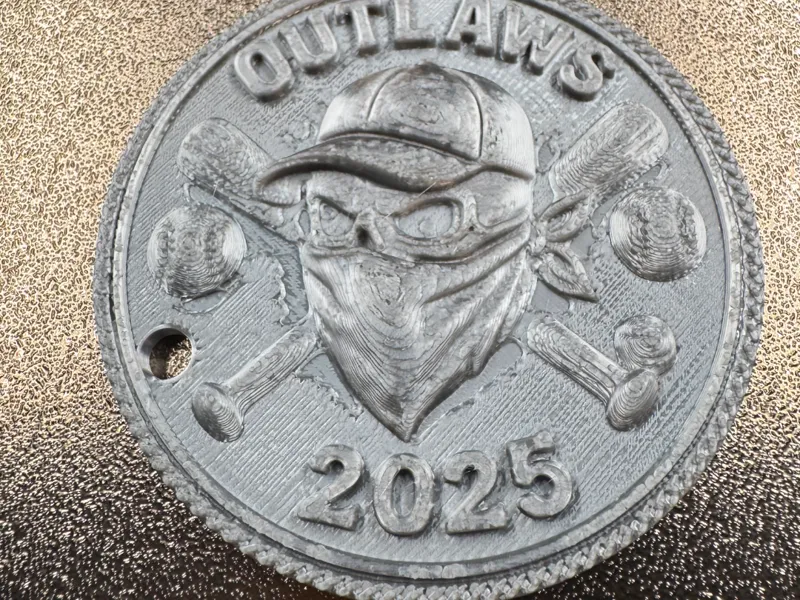 2025 Outlaws Team Medallion