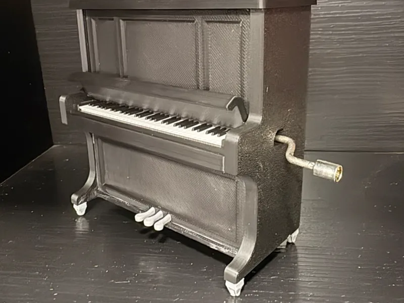 Rodinhas  piano Music Box Hand Winding Kit K015