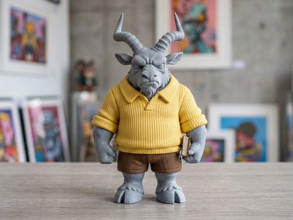 Urban Bookworm Antelope Motivational Toy Figure