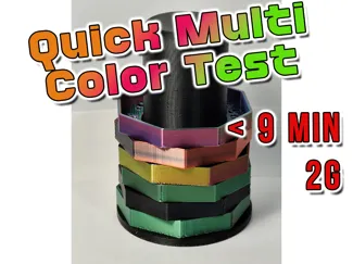 Duo or Multi Color filament angle test