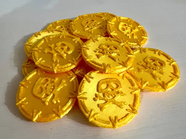 Pièce d'or de pirate (doublon)