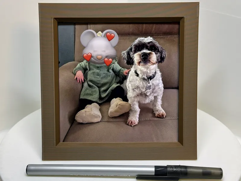 4x4 Picture Frame & Stand ~ Simple Chamfer Edge