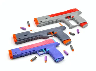 Zinc .50 - High Powered Nerf Toy Foam Dart Pistol