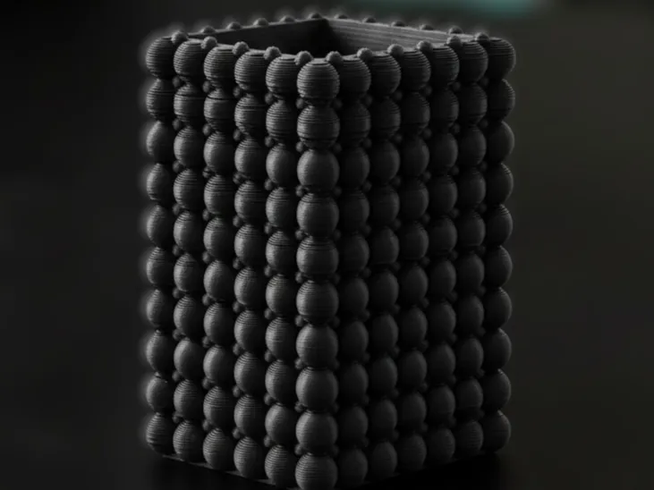 The Pearl Grid – Modern Bubble Vase