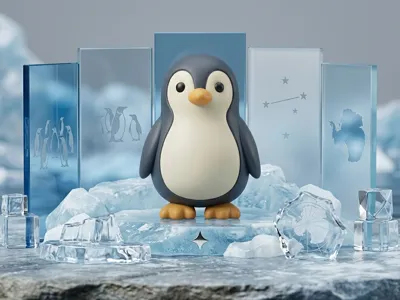 Cute penguin