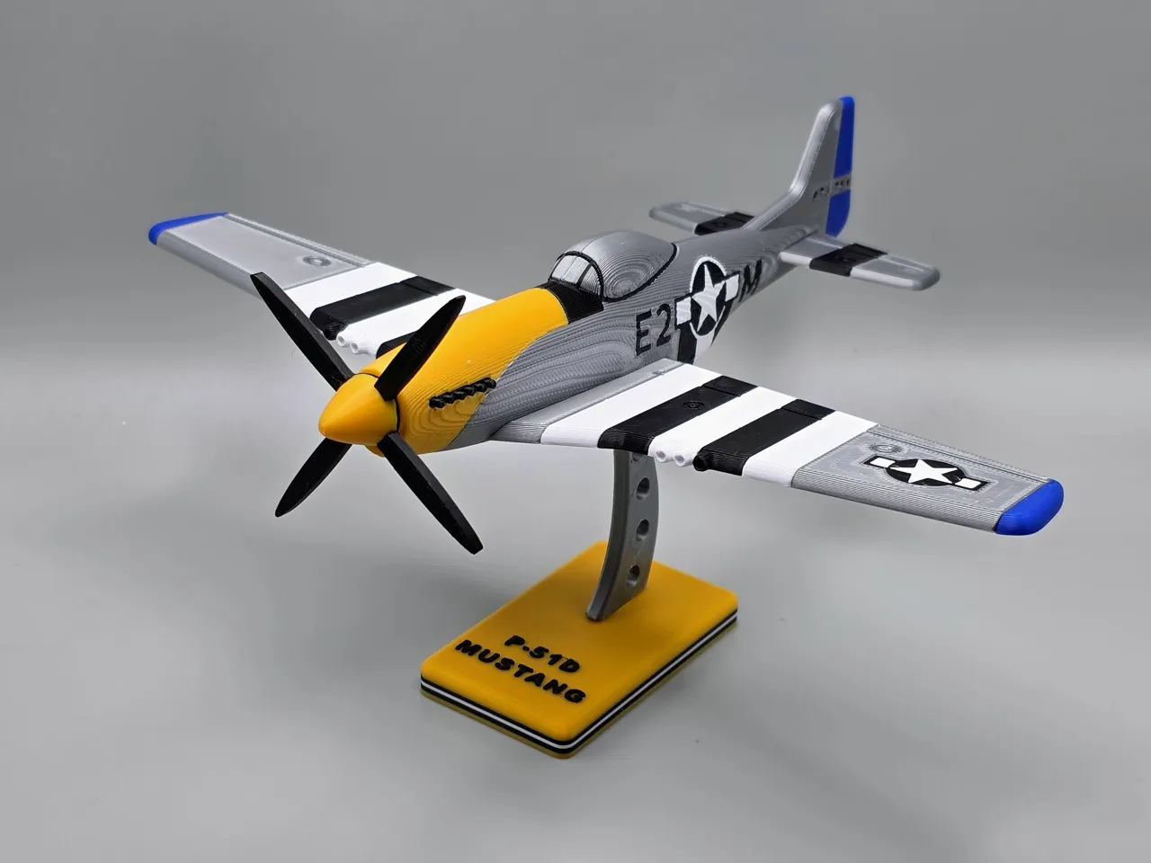 P51D Plane Kit Card P51 view 2