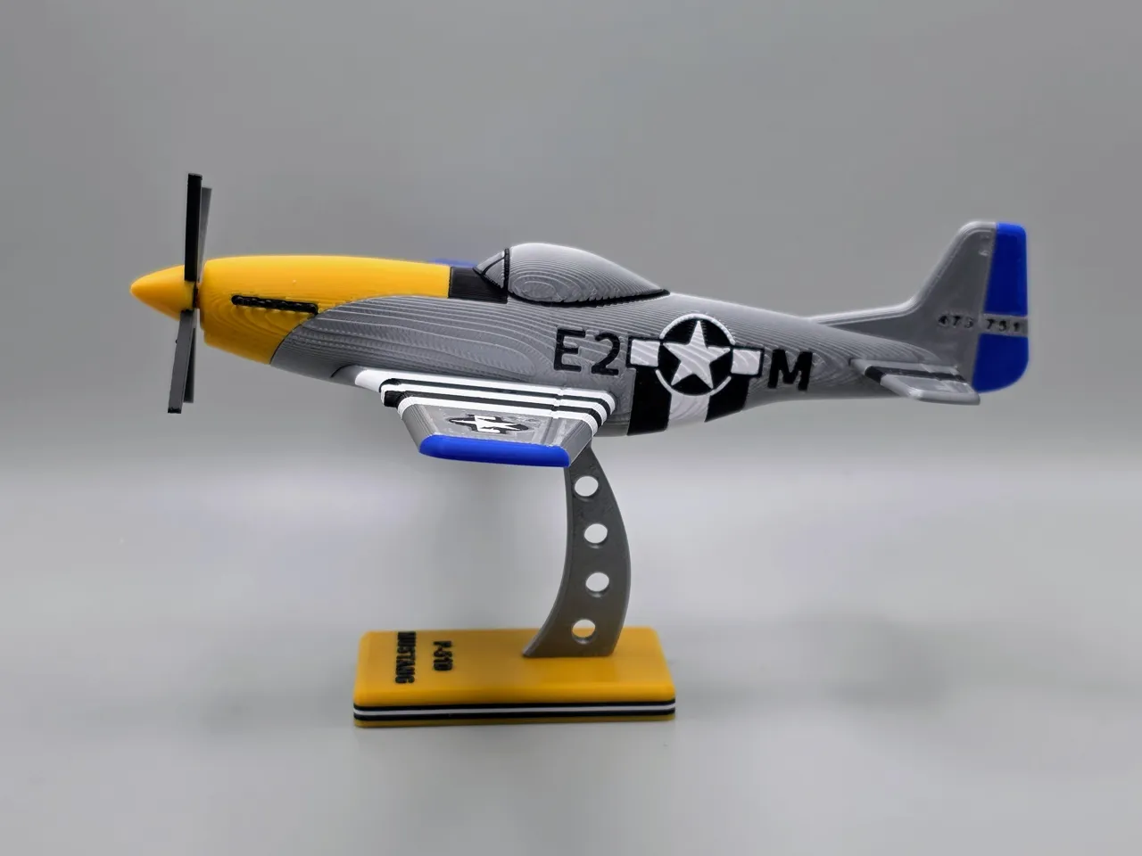 P51D Plane Kit Card P51 view 3