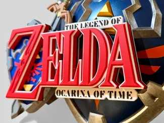 Zelda: Ocarina of Time Logo Display Stand