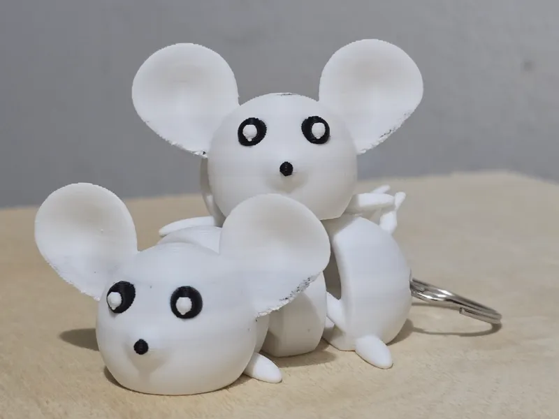 Cute Mouse Flexi (plus Key Chain)