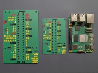 Raspberry Pi GPIO Overlay – Pinout Cheat Sheet