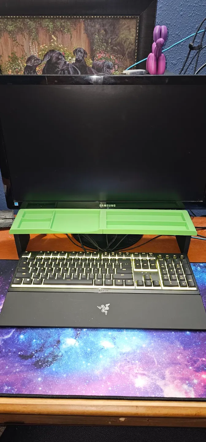 Monitor tray