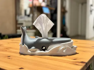 Whale tissue box