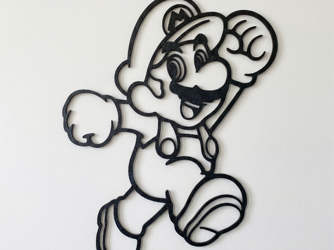 Retro Mario Bros Wall Art