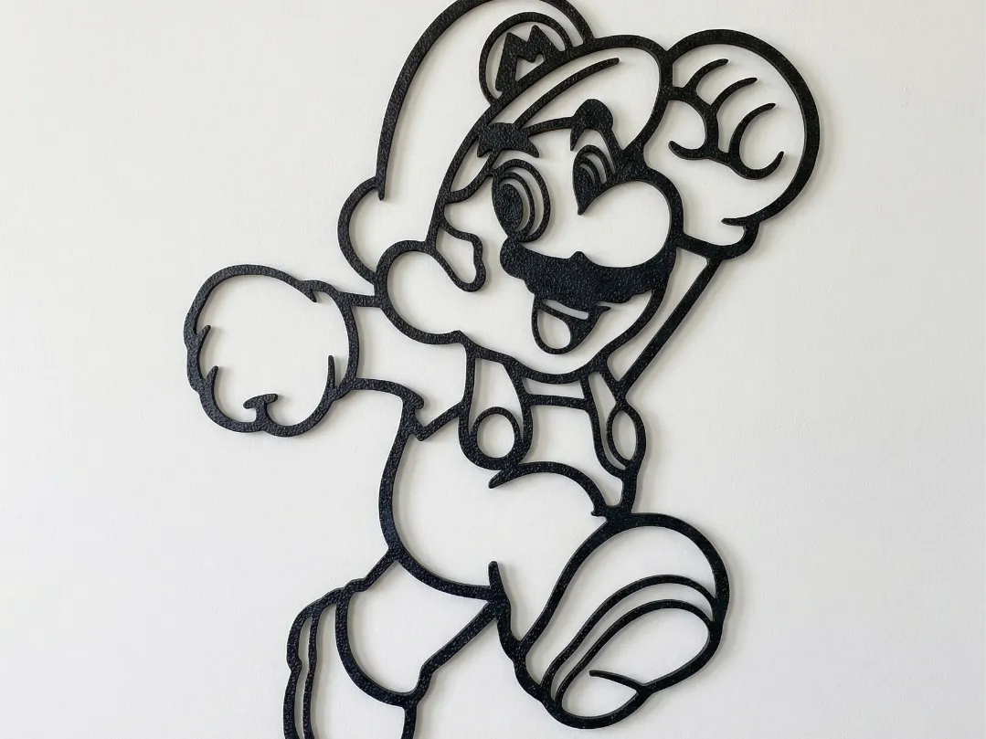 Déco murale rétro Mario Bros