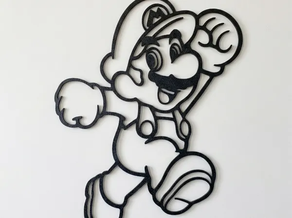 Déco murale rétro Mario Bros