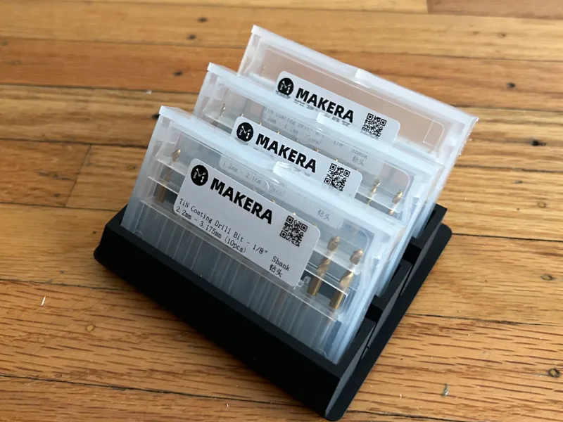 CNC Drill Bit - 10 pack - Gridfinity Storage