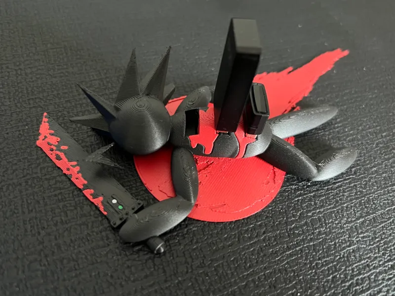 Stabbed by USB Stick Holder FF VII 7 Zack Design